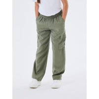 Name It Cargohose "NKFBELLA ST TWI CARGO 8262-BU NOOS" mit elastischem Bund zum einfachen Reinschlüpfen von name it