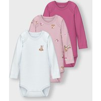 Name It Langarmbody "NBFBODY 3P LS IBIS ROSE DEER NOOS", 3 Stk. von name it