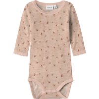 Name It Langarmbody "NBFWANG WOOL NEEDLE LS BODY NOOS", aus reiner Merinowolle von name it