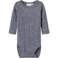 Name It Langarmbody "NBMWANG WOOL NEEDLE LS BODY SOLID NOOS", aus reiner Merinowolle Name It Langarmbody "NBMWANG WOOL NEEDLE LS BODY SOLID NOOS", aus reiner Merinowolle von name it