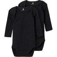 Name It Langarmbody "NBNBODY 2P LS SOLID BLACK NOOS", 2 Stk. Name It Langarmbody "NBNBODY 2P LS SOLID BLACK NOOS", 2 Stk. von name it