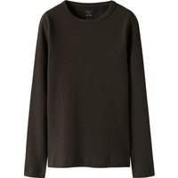 Name It Langarmshirt "NKFNAKAL LS TOP NOOS" in Basic-Form und leicht gerippter Qualität von name it