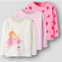 Name It Langarmshirt "NMFNIA 3P LS TOP", 3 Stk. Name It Langarmshirt "NMFNIA 3P LS TOP", 3 Stk. von name it