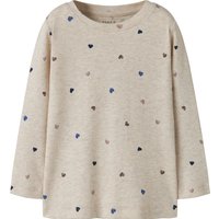 Name It Langarmshirt "NMFNUTTI LS TOP NOOS" mit tollem Herzchen-Alloverprint Name It Langarmshirt "NMFNUTTI LS TOP NOOS" mit tollem Herzchen-Alloverprint von name it