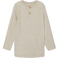 Name It Langarmshirt "NMMKAB LS TOP NOOS" im Henley-Stil - mit kurzer Knopfleise am Ausschnitt von name it