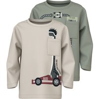 Name It Langarmshirt "NMMVILIAN 2P LS NREG TOP" Packung, 2 tlg. von name it
