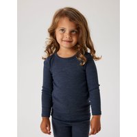 Name It Langarmshirt "NMNWAX WOOL RIB LS TOP NOOS" aus reiner Merinowolle von name it