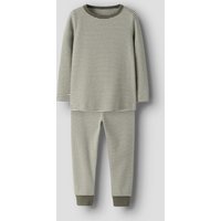 Name It Schlafanzug "NMNNIGHTSET STRIPE RIB NOOS" Set, 2 Stk. tlg. von name it