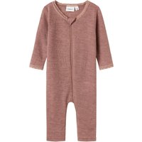 Name It Schlafanzug "NBFWANG WOOL NEEDLE NIGHTSUIT SOLID NOOS", aus reiner Merinowolle Name It Schlafanzug "NBFWANG WOOL NEEDLE NIGHTSUIT SOLID NOOS", aus reiner Merinowolle von name it
