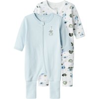 Name It Schlafanzug "NBMNIGHTSUIT 2P ZIP FF ELEPHANT NOOS" von name it