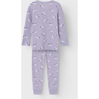 Name It Schlafanzug "NMFNIGHTSET LAVENDER UNICORN RIB NOOS", (Set, 2 tlg.), mit tollem Einhorn-Alloverprint von name it