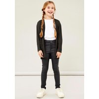 Name It Strickjacke "NKFVICTI – Cardigan ohne Verschluss aus Feinstrick" unifarben, casual, regular fit, Feinstrick, V-Ausschnitt Name It Strickjacke "NKFVICTI – Cardigan ohne Verschluss aus Feinstrick" unifarben, casual, regular fit, Feinstrick, V-Ausschnitt von name it