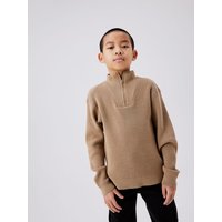 Name It Strickpullover "NKMNESOLLE LS KNIT NOOS" mit Troyer-Kragen von name it
