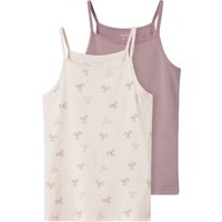 Name It Unterhemd "NKFSTRAP TOP 2P BARELY PINK BOW NOOS", (Packung, 2 St.) von name it