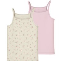 Name It Unterhemd "NKFSTRAP TOP 2P FLOWER NOOS", (2 St.) von name it
