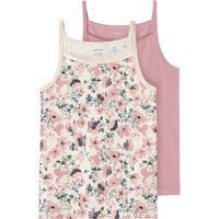 Name It Unterhemd "NKFSTRAP TOP 2P NOSTALGIA FLOWER NOOS", (Packung, 2 St.) von name it