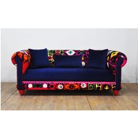 Boho Sofa - Nachtblau von NameDesignStudio