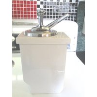 Vintage Soda Brunnen Hall Ironstone Schokolade Sirup Spender Antike Shop Porzellan Mit von nanascottagehouse