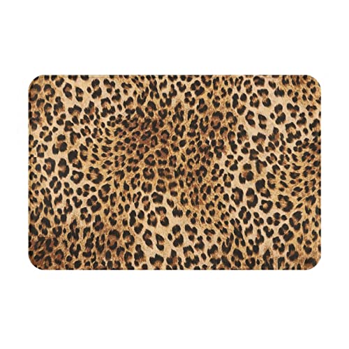 Haustürmatte 40X60cm Leopard-Druck-Haut-Muster Fußmatte Pflegeleichte Matten Resistente Badematte Für Haustür Flur Geschenk von nanchangchengbowangluokeji