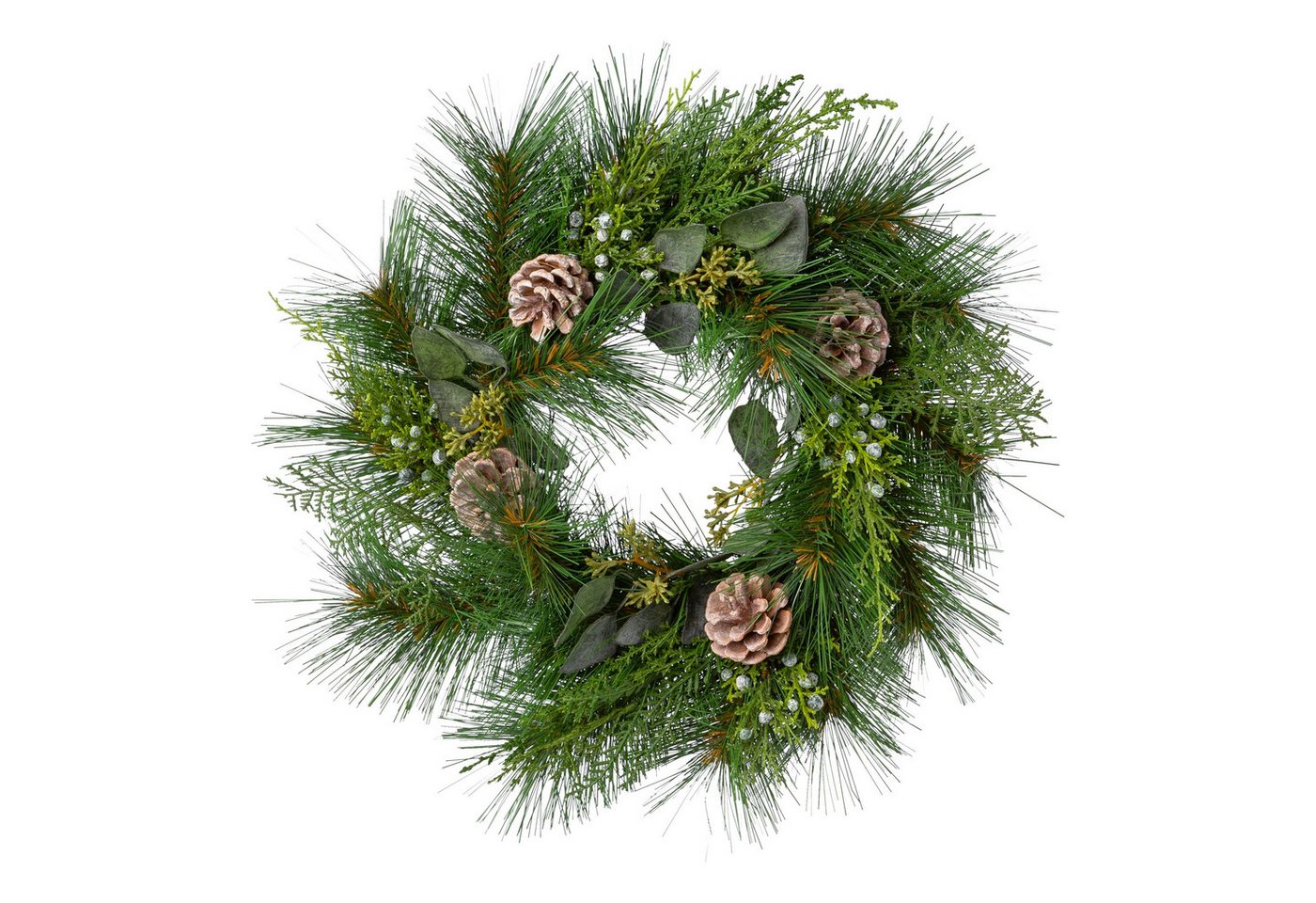 Kunstkranz Künstlicher Tannenkranz MIX mit Zapfen, Ø45cm. Adventskranz Winterdeko, naninoa GmbH Kunstkranz Künstlicher Tannenkranz MIX mit Zapfen, Ø45cm. Adventskranz Winterdeko, naninoa GmbH von naninoa GmbH