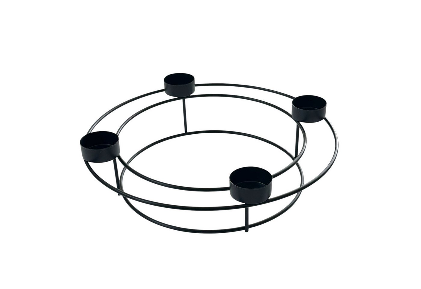naninoa GmbH Adventsleuchter Kerzenhalter für 4x Teelicht Ø30cm Metallring Adventskranz Weihnachten naninoa GmbH Adventsleuchter Kerzenhalter für 4x Teelicht Ø30cm Metallring Adventskranz Weihnachten von naninoa GmbH