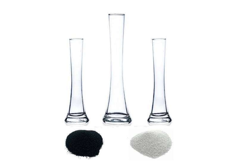 naninoa GmbH Dekosand Sandzeremonie Set 1x 32cm, 2x 26cm für Hochzeit von naninoa GmbH