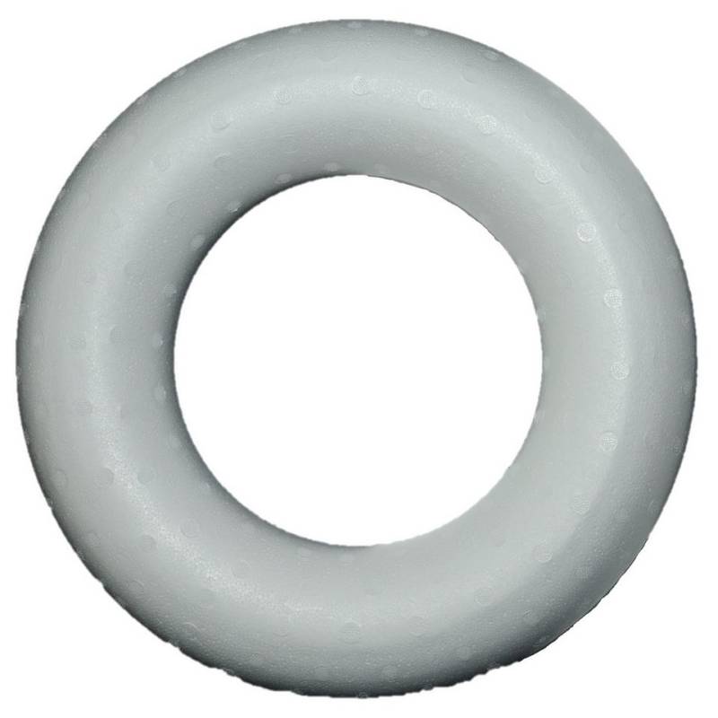 naninoa GmbH Styropor-Teil STYROPOR-HALB-RING, 30cm, RÖMER Vollmaterial/1 Stück von naninoa GmbH