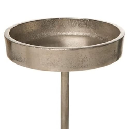 Aluminium Kerzenpick, KERZENHALTER, Kerzenteller, Kerzenstecker, Kerzenständer. Rund 10 cm. Alu. Silber. von naninoa