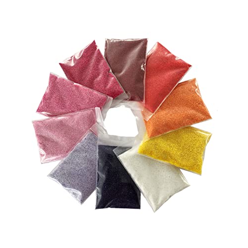 naninoa FARBSAND, Decosand Set 0,5mm (Mix 5) 10x100g = 1kg von naninoa