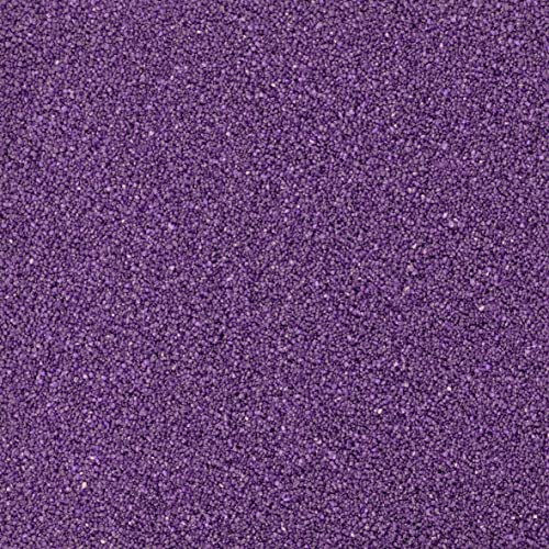 FARBSAND Dekosand. Bunter Farbiger Bastelsand Sand 0,5 kg Lila violett AUBERGINE von naninoa