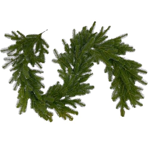 Künstliche Tannengirlande Premium buschig ca. 200cm. Girlande für Weihnachten und Winter. Dekogirlande Tanne. Weihnachtsdekoration Winterdeko von naninoa