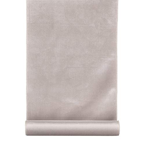 naninoa 1 Rolle SAMT Dekostoff z.B. Tischläufer, Tischdecke, Tischband. 1,8m lang. 35cm breit. Farbe: ROSA von naninoa