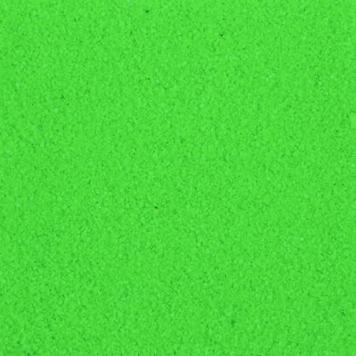 naninoa FARBSAND 0,5mm, 5kg. NEON GRÜN bunter farbiger Dekosand Bastelsand für Sandbilder von naninoa