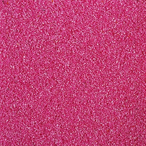 naninoa FARBSAND 0,5mm. 1kg. NEON PINK bunter farbiger Dekosand Bastelsand für Sandbilder von naninoa