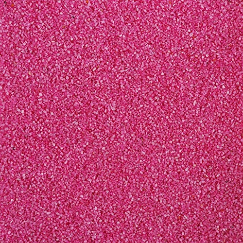 naninoa FARBSAND 0,5mm. 1kg. NEON PINK bunter Farbiger Dekosand Bastelsand für Sandbilder von naninoa