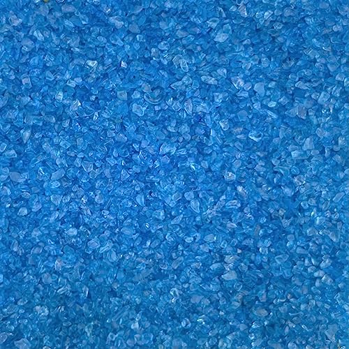 naninoa GLASGRANULAT 1-2mm. Glassand, Glas Deko 300g. Farbe: BLAU von naninoa