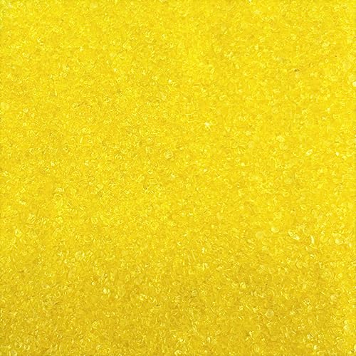 naninoa GLASGRANULAT 1-2mm. Glassand, Glas Deko 300g. Farbe: GELB von naninoa