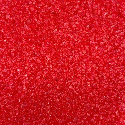 naninoa GLASNUGGETS 2-4mm. Glassteinchen, Glasgranulat, Glassand 300g. Farbe: Rot von naninoa