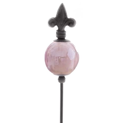 naninoa Metall Stecker französische Lilie. Gartenstecker mit Keramik-Kugel. Gartendeko Gartenverzierung. Pink ROSA 80 cm. naninoa Metall Stecker französische Lilie. Gartenstecker mit Keramik-Kugel. Gartendeko Gartenverzierung. Pink ROSA 80 cm. von naninoa