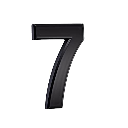 3D Hausnummer,Acryl Hausnummer,ziffern selbstklebend Selbstklebende Haus-Nummer,3in/7.5cm schwarz(7) von nanlyiau