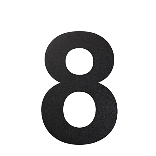 nanlyiau edelstahl hausnummern hausnummern schwarz matt schwarze hausnummer Moderne Hausnummer aus Edelstahl,Corrosion and weather resistance 5in/125mm(black 5in8) von nanlyiau