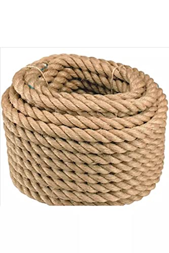Juteseil Naturfasern gedreht Tauwerk Hanf 26mm (10m) von nano