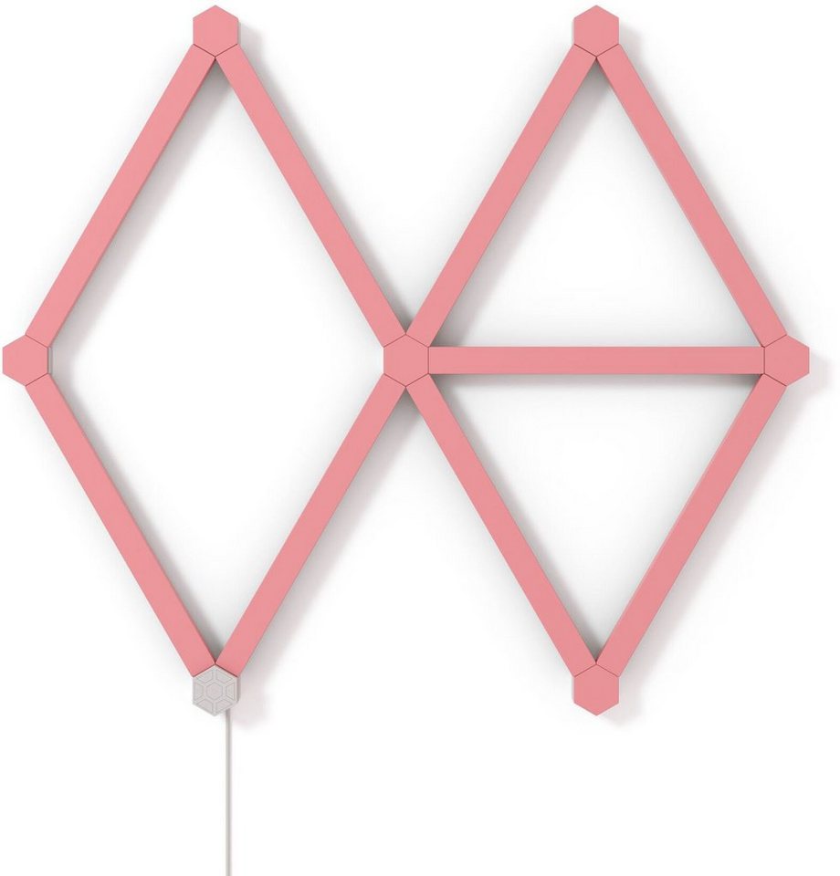 nanoleaf Dekolicht Nanoleaf Lines Skin Pink Matte 9pcs, Dekorative Verkleidung für die Nanoleaf Lines von nanoleaf