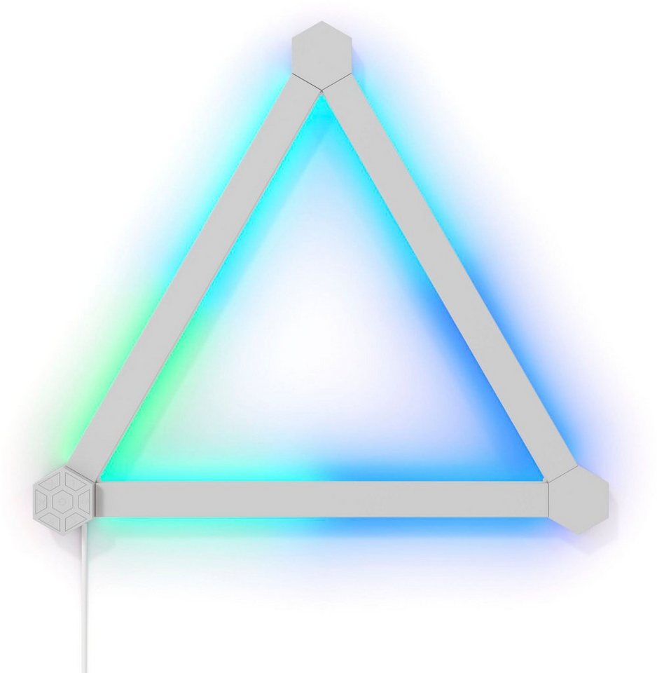 nanoleaf LED Lichtleiste Lines, Dimmfunktion, LED fest integriert, Farbwechsler, Smarte Technologie und elegante Beleuchtung von nanoleaf