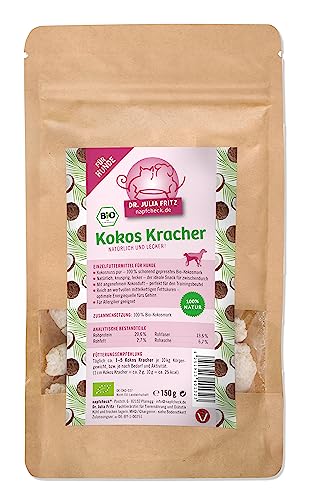 napfcheck - Kokos Snack und Leckerli für Hunde - Kokoskracher - 150 g von napfcheck