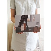 A3 Druck. Ein Raum Mit Vasen // Print Für Zu Hause. Kunstdruck Kinderzimmer. Druck Fürs Studio. Schlafzimmer. Arbeitsplatz von nastiasleptsova