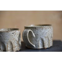 Handgemachte Keramiktasse, Pinterest, Ökologisch, Rustikal, Modern, Geburtstag, Hochzeit, Jahrestag, Geschenk, Zuhause, Skandinavisch, Geschirr von natashaandpots