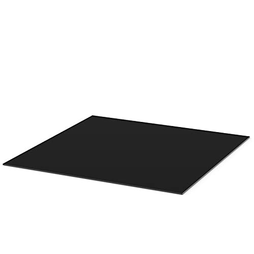 Aluverbundplatte DIBOND ® Zuschnitt in der Farbe Schwarz matt - Aluminium Platte Aluplatte (3 mm, 600 x 1000 mm) - nach Maß/Wunschmaß möglich von nattmann