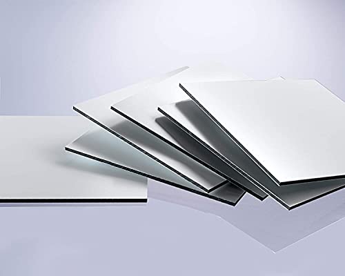 nattmann Aluverbundplatte DIBOND ® Zuschnitt in der Farbe weiß matt - Aluminium Platte Aluplatte (3 mm, 400 x 800 mm) - nach Maß/Wunschmaß möglich von nattmann