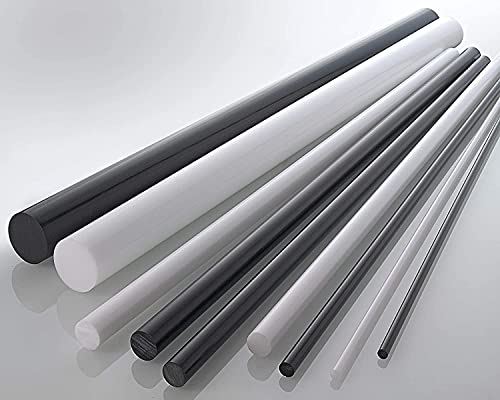 nattmann POM (Polyoxymethylen) Rundstab Rundstock Stab Ø 6-200 mm - Farbe: Weiß/Natur (25 mm, 745 mm) von nattmann